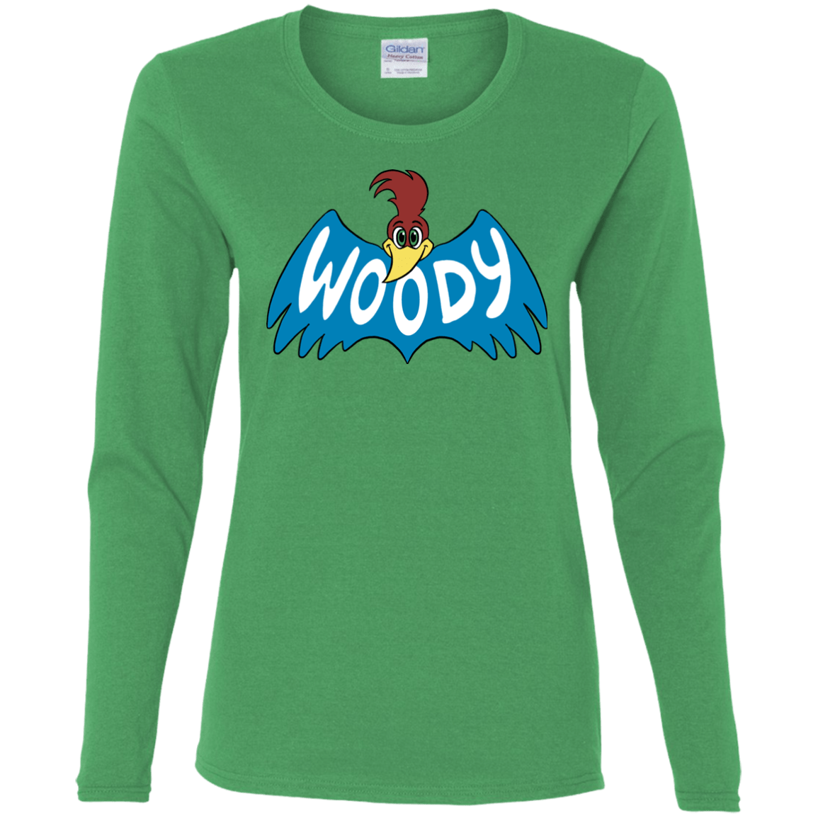 T-Shirts Irish Green / S Woodpecker Women's Long Sleeve T-Shirt