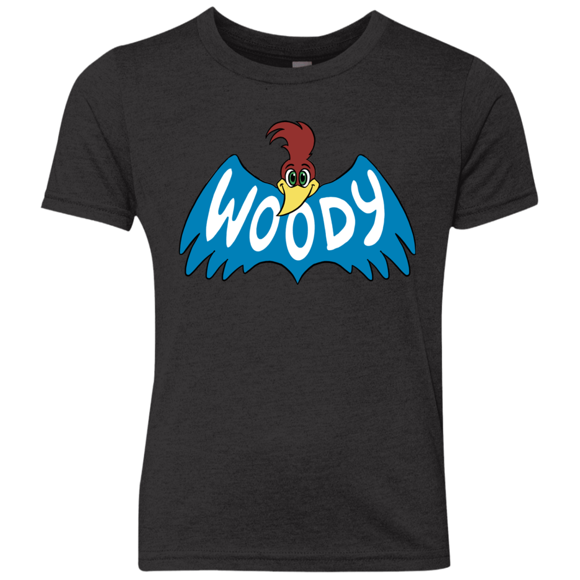 T-Shirts Vintage Black / YXS Woodpecker Youth Triblend T-Shirt