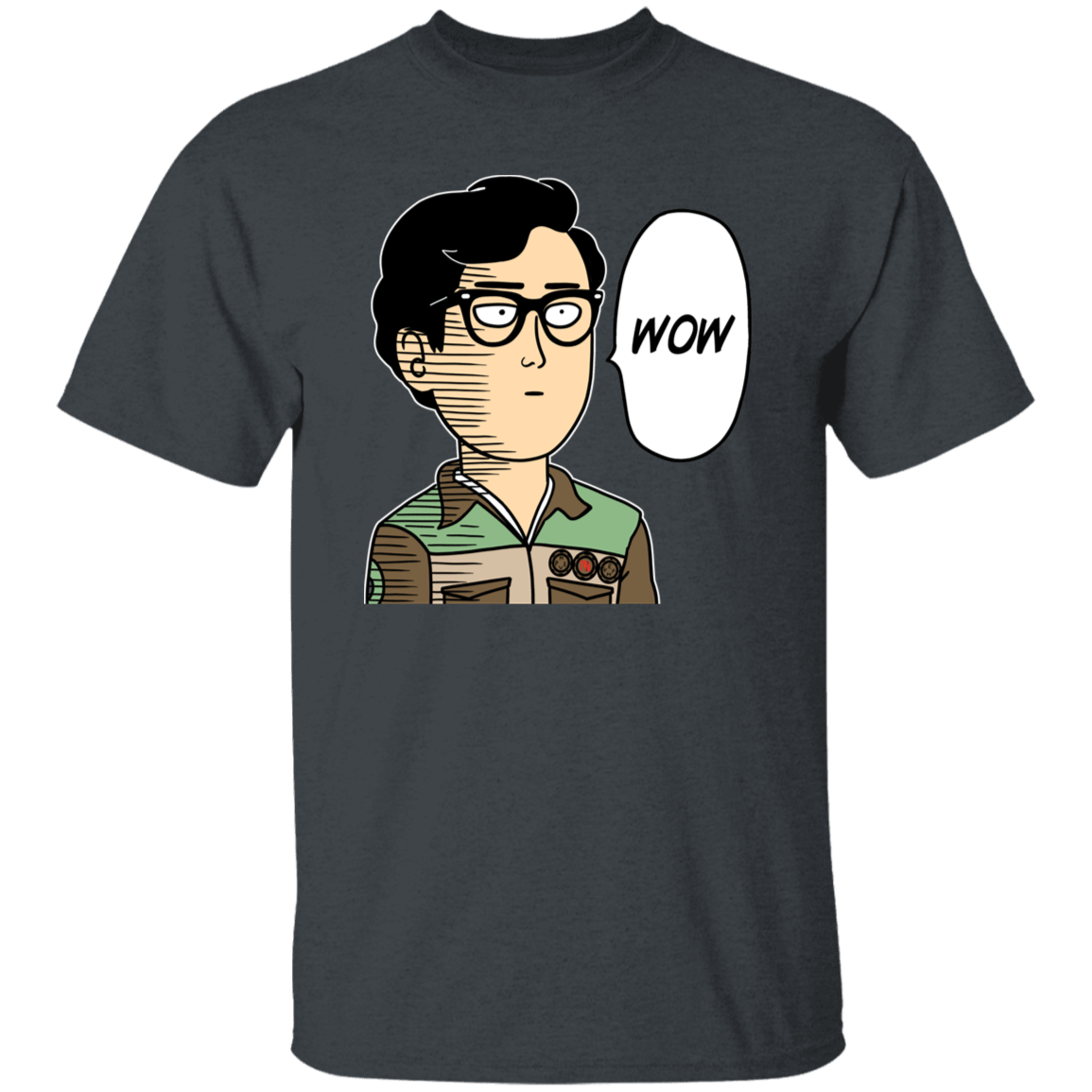 T-Shirts Dark Heather / S WOW T-Shirt