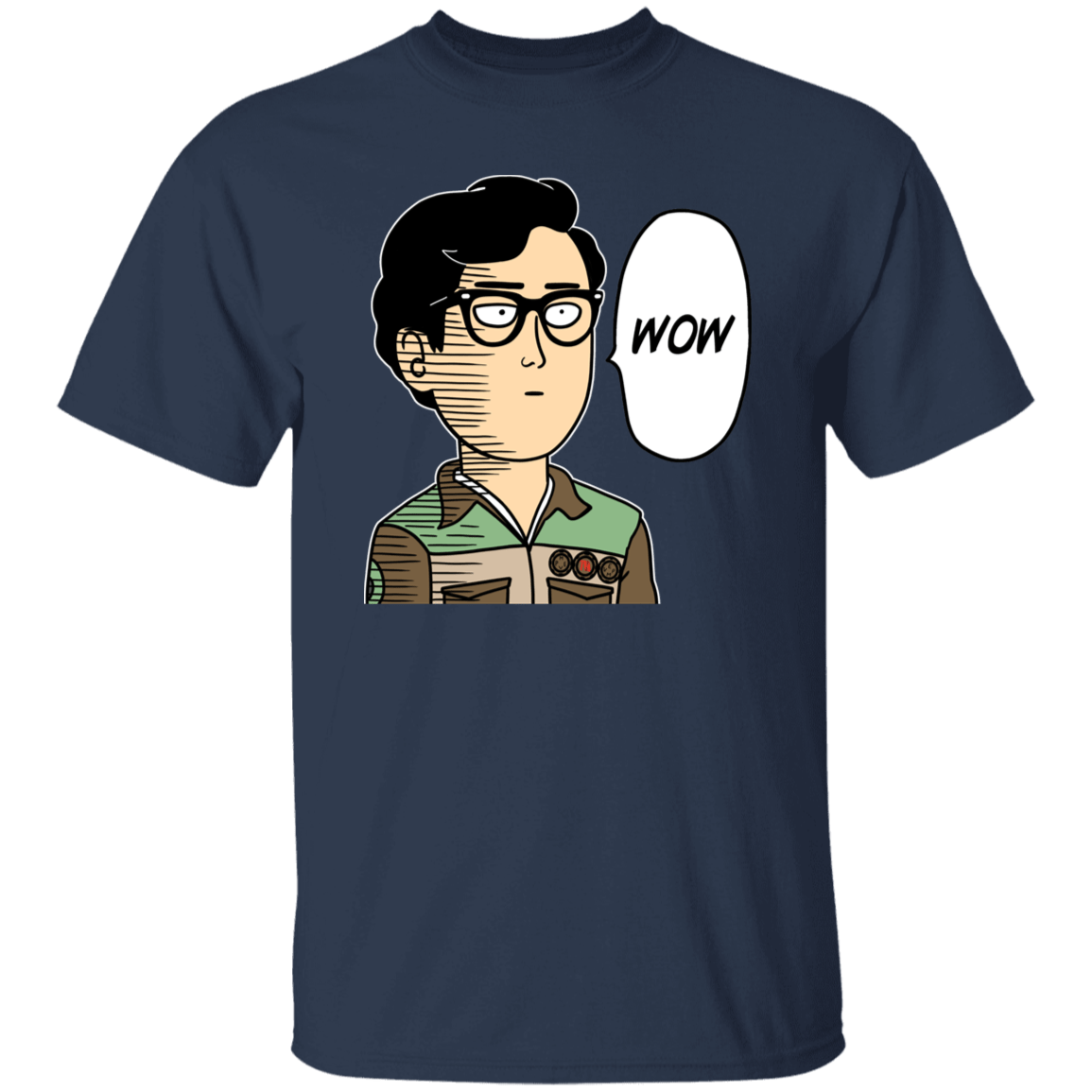 T-Shirts Navy / S WOW T-Shirt