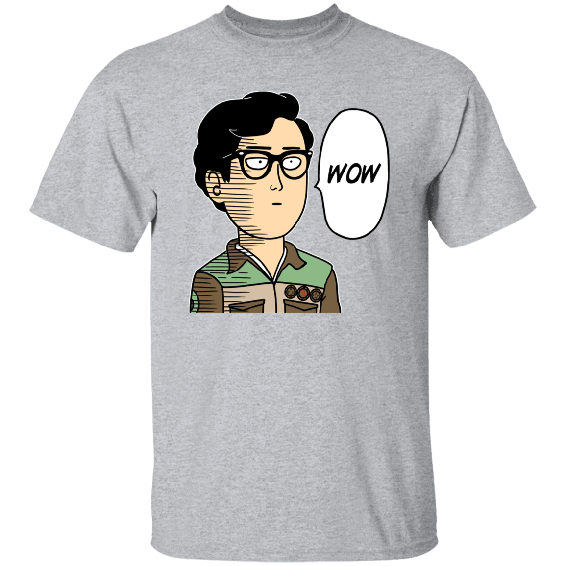 T-Shirts Sport Grey / S WOW T-Shirt