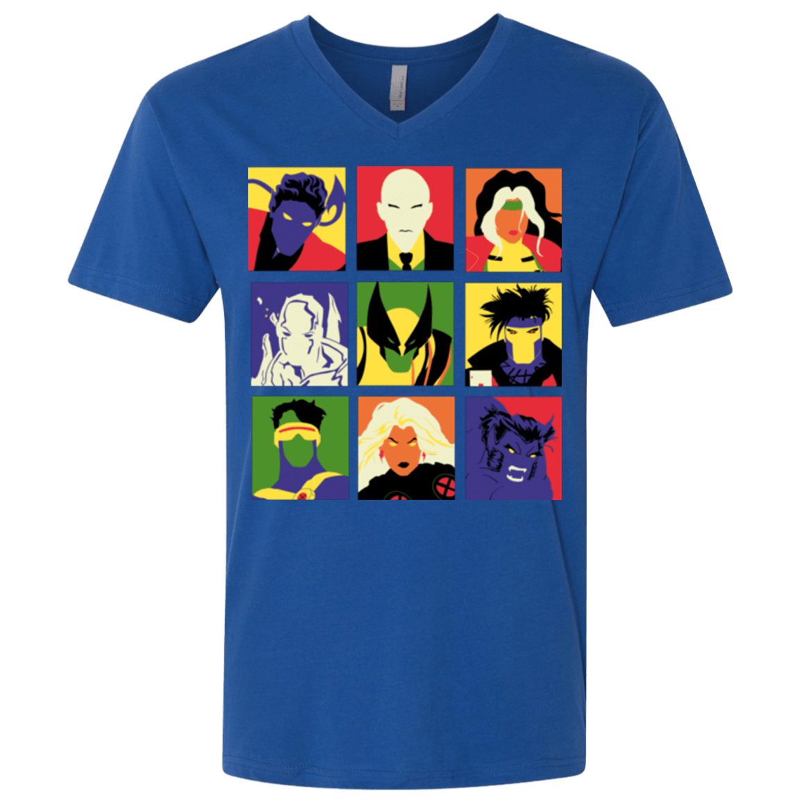 T-Shirts Royal / X-Small X pop Men's Premium V-Neck
