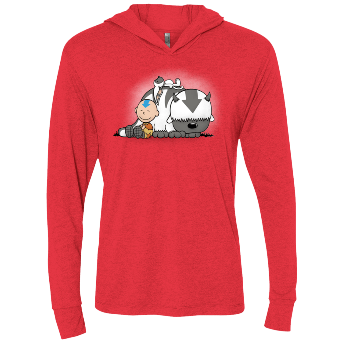 T-Shirts Vintage Red / X-Small YOU ARROWHEAD Triblend Long Sleeve Hoodie Tee