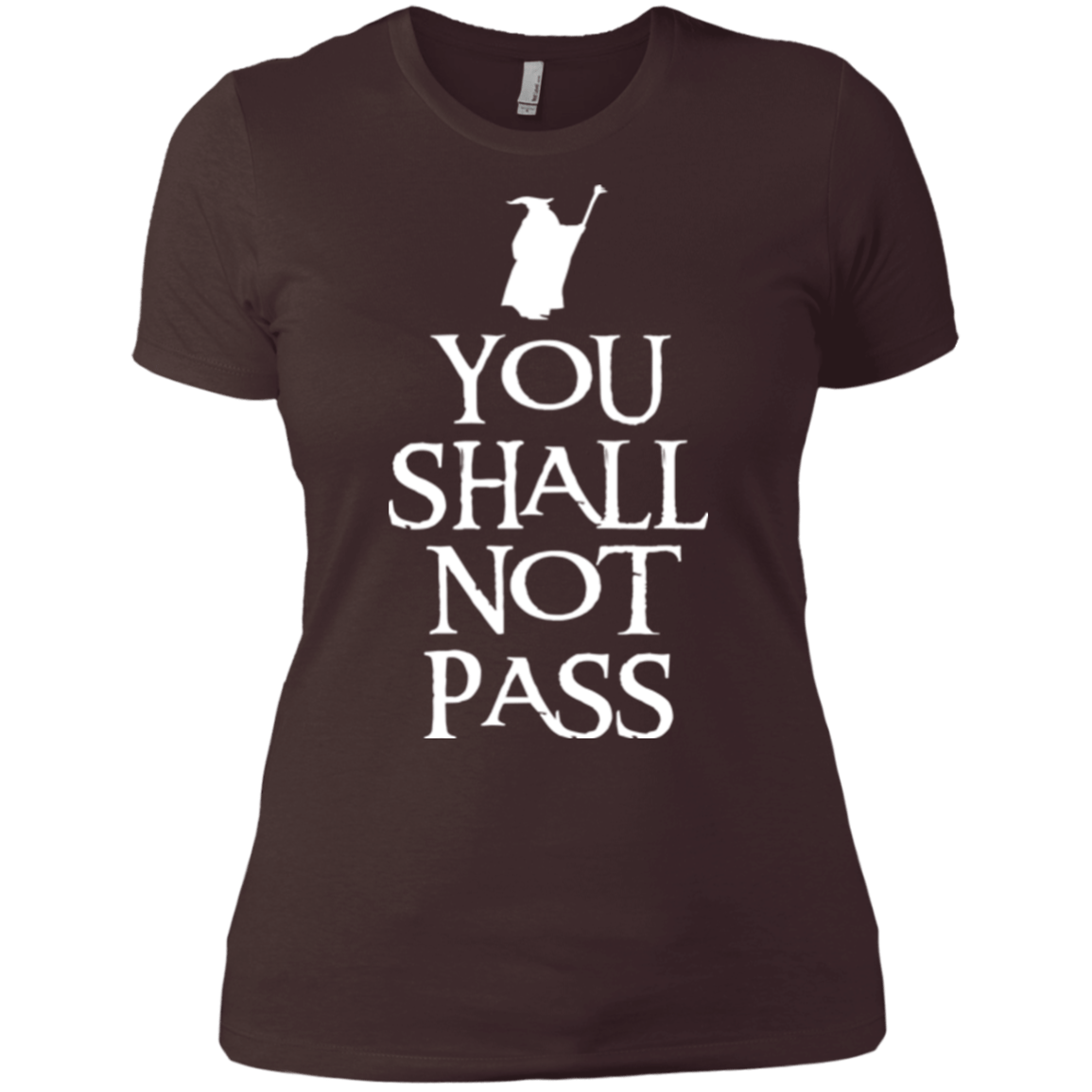 T-Shirts Dark Chocolate / X-Small You shall not pass Women's Premium T-Shirt