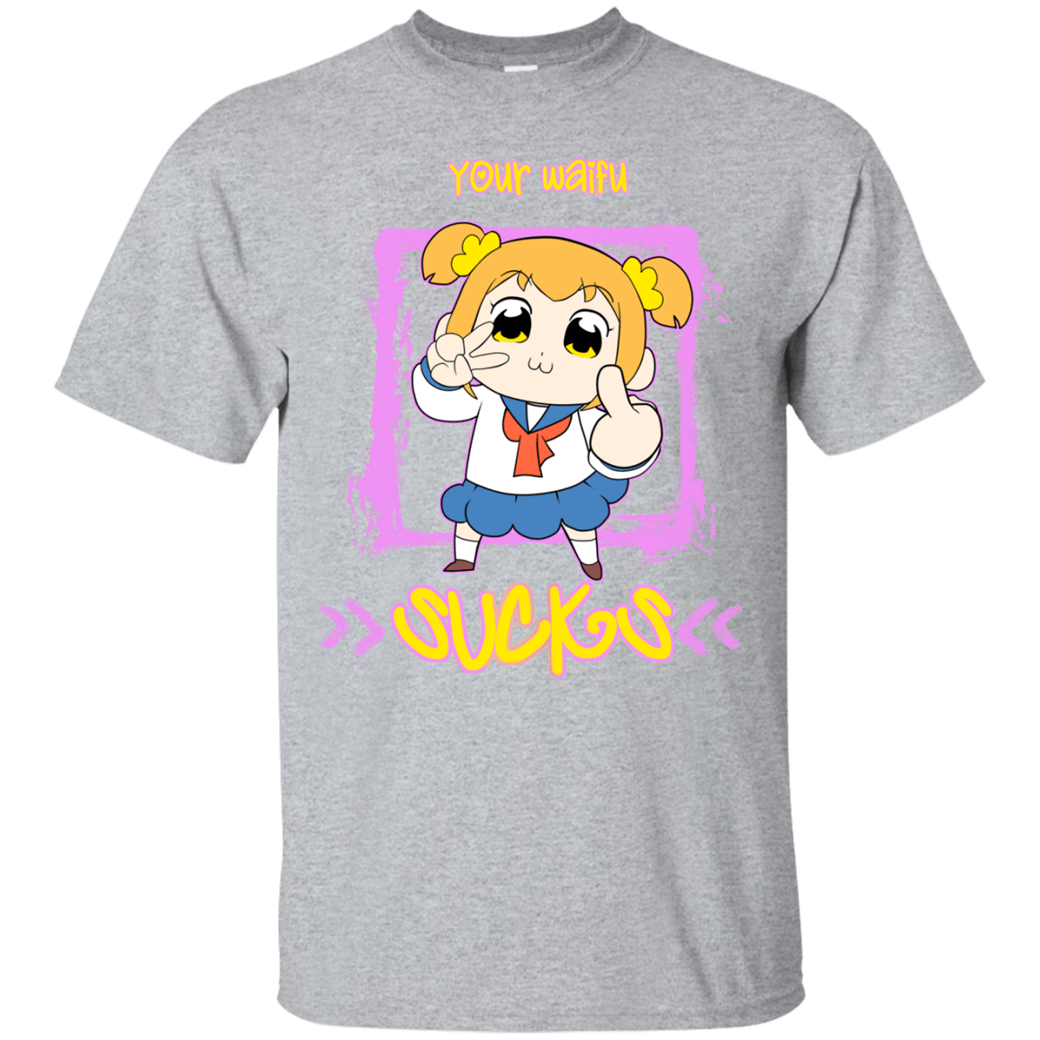 T-Shirts Sport Grey / S Your Waifu T-Shirt