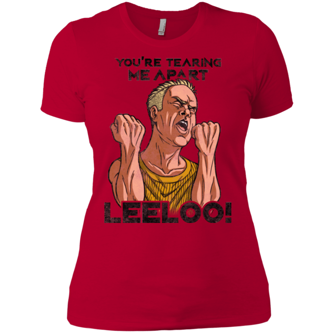 T-Shirts Red / X-Small Youre Tearing Me Apart Leeloo Women's Premium T-Shirt