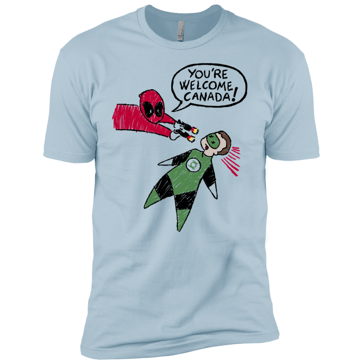 T-Shirts Light Blue / YXS Youre Welcome Canada Boys Premium T-Shirt