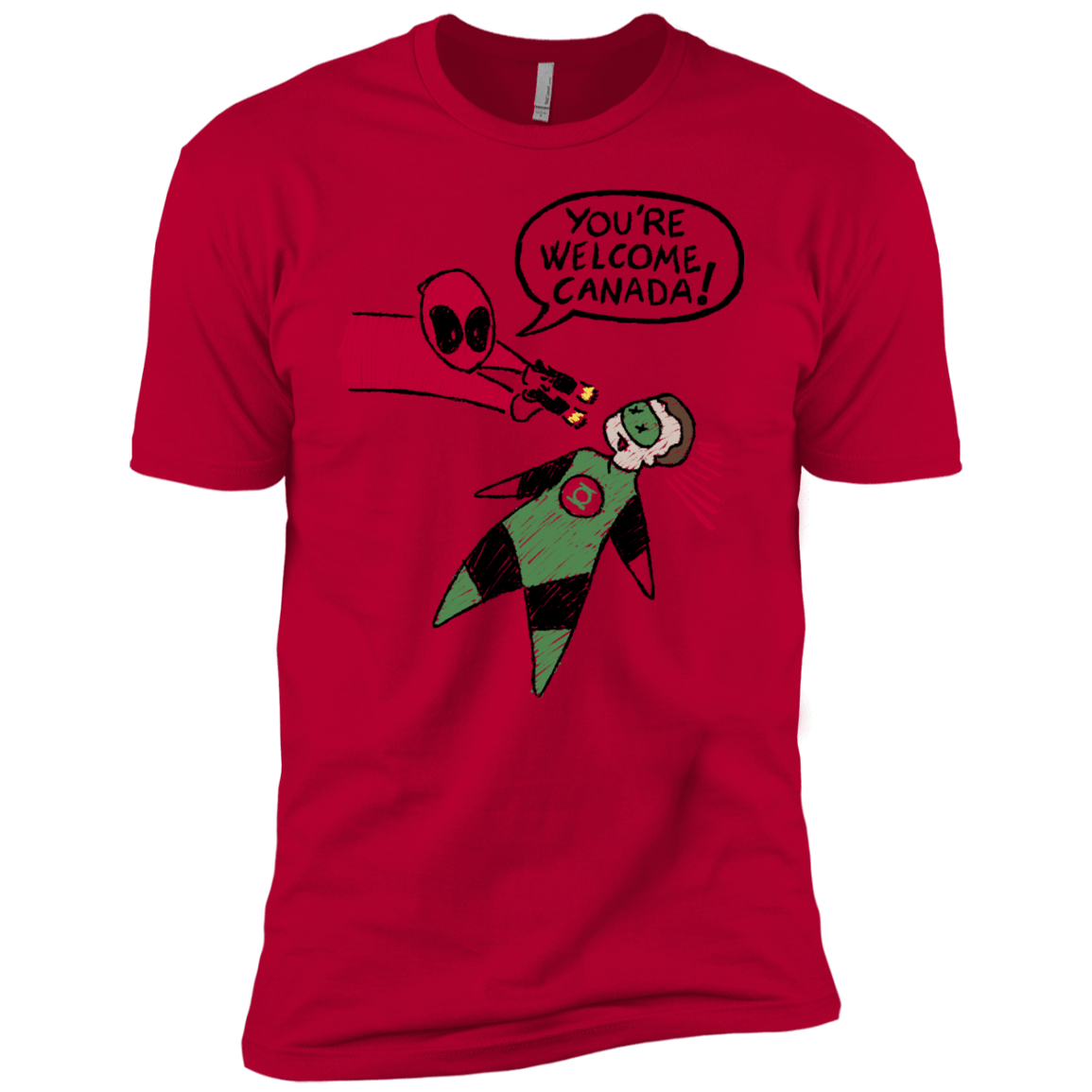 T-Shirts Red / YXS Youre Welcome Canada Boys Premium T-Shirt