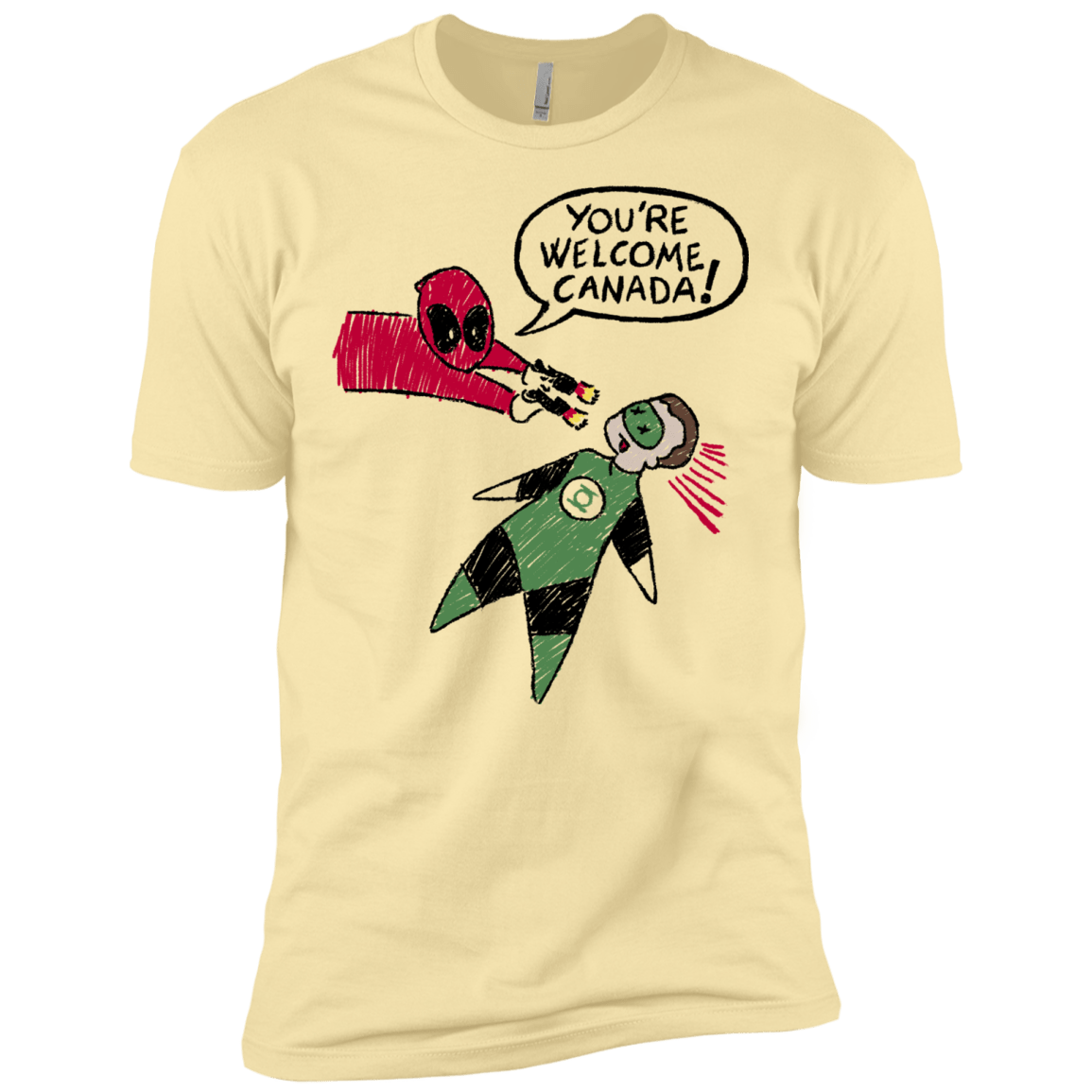T-Shirts Banana Cream / X-Small Youre Welcome Canada Men's Premium T-Shirt