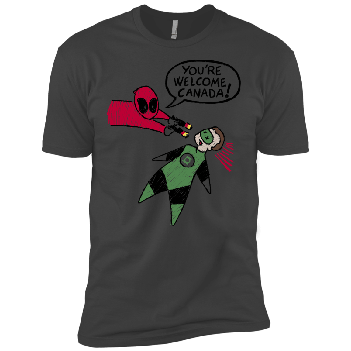 T-Shirts Heavy Metal / X-Small Youre Welcome Canada Men's Premium T-Shirt