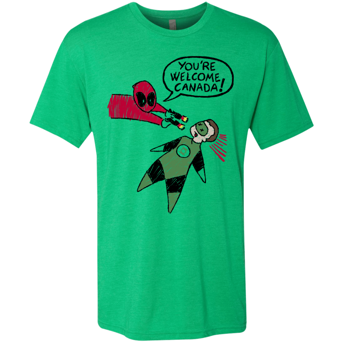 T-Shirts Envy / S Youre Welcome Canada Men's Triblend T-Shirt