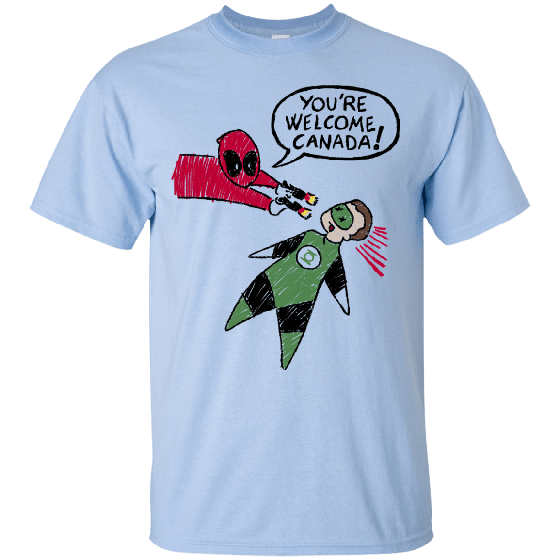 T-Shirts Light Blue / S Youre Welcome Canada T-Shirt