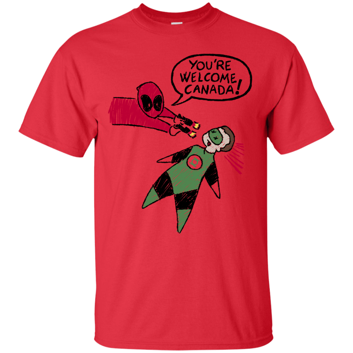 T-Shirts Red / S Youre Welcome Canada T-Shirt