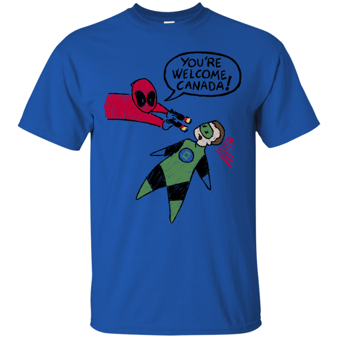 T-Shirts Royal / S Youre Welcome Canada T-Shirt