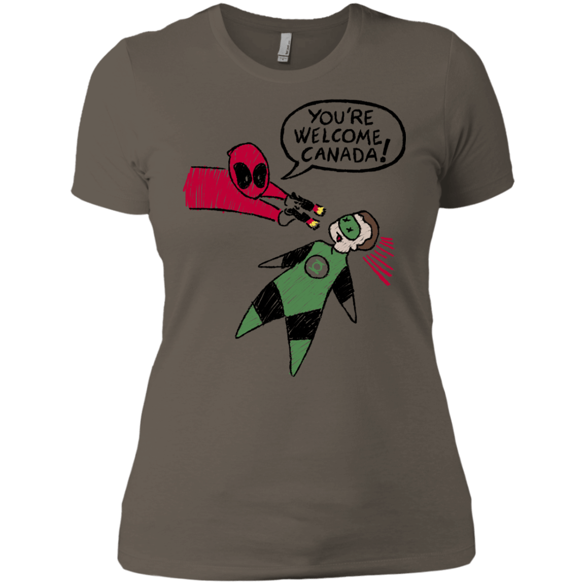 T-Shirts Warm Grey / X-Small Youre Welcome Canada Women's Premium T-Shirt