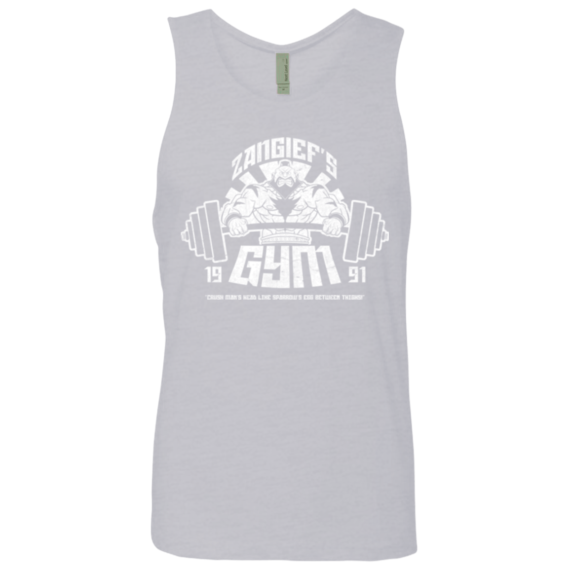 T-Shirts Heather Grey / Small Zangief Gym Men's Premium Tank Top