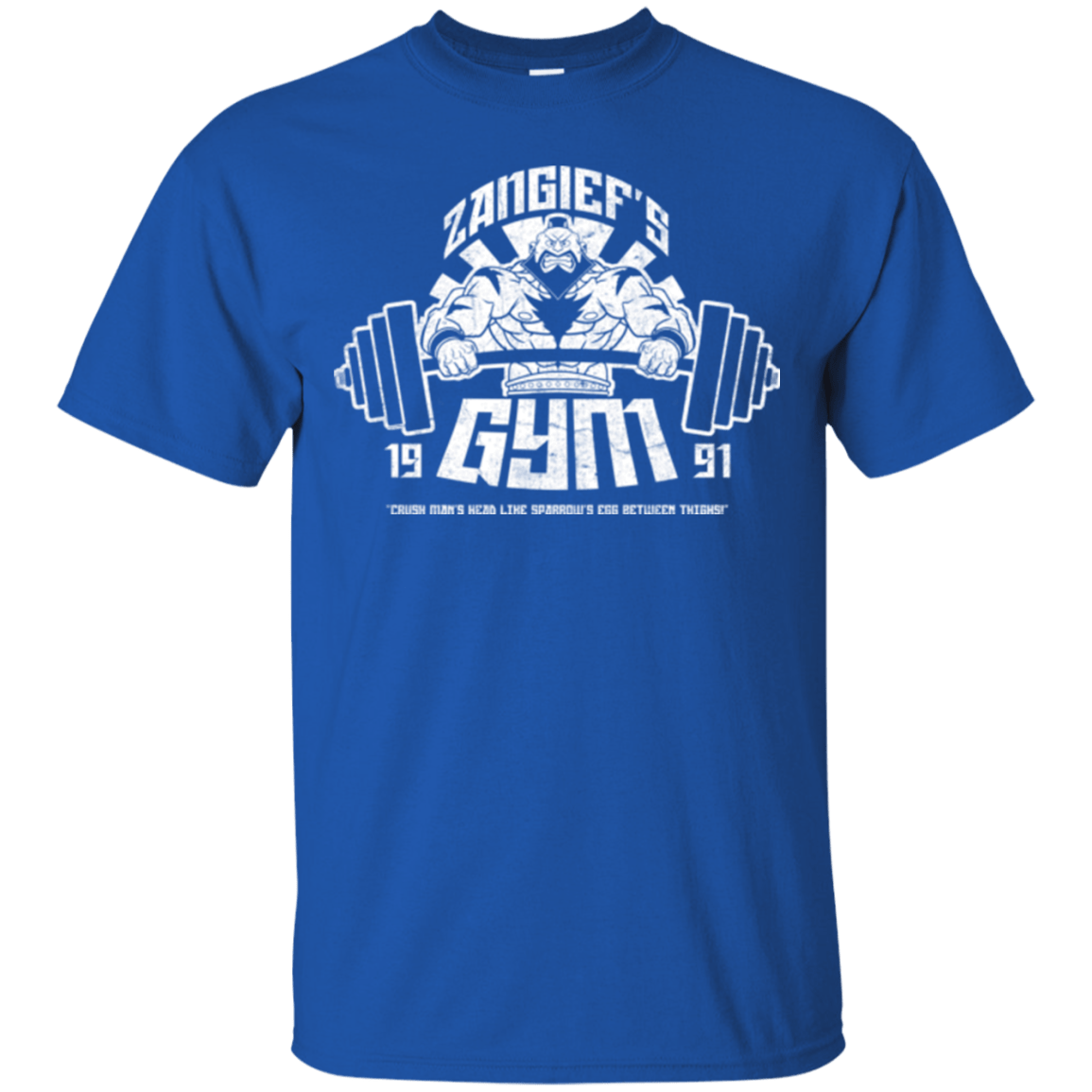 T-Shirts Royal / Small Zangief Gym T-Shirt