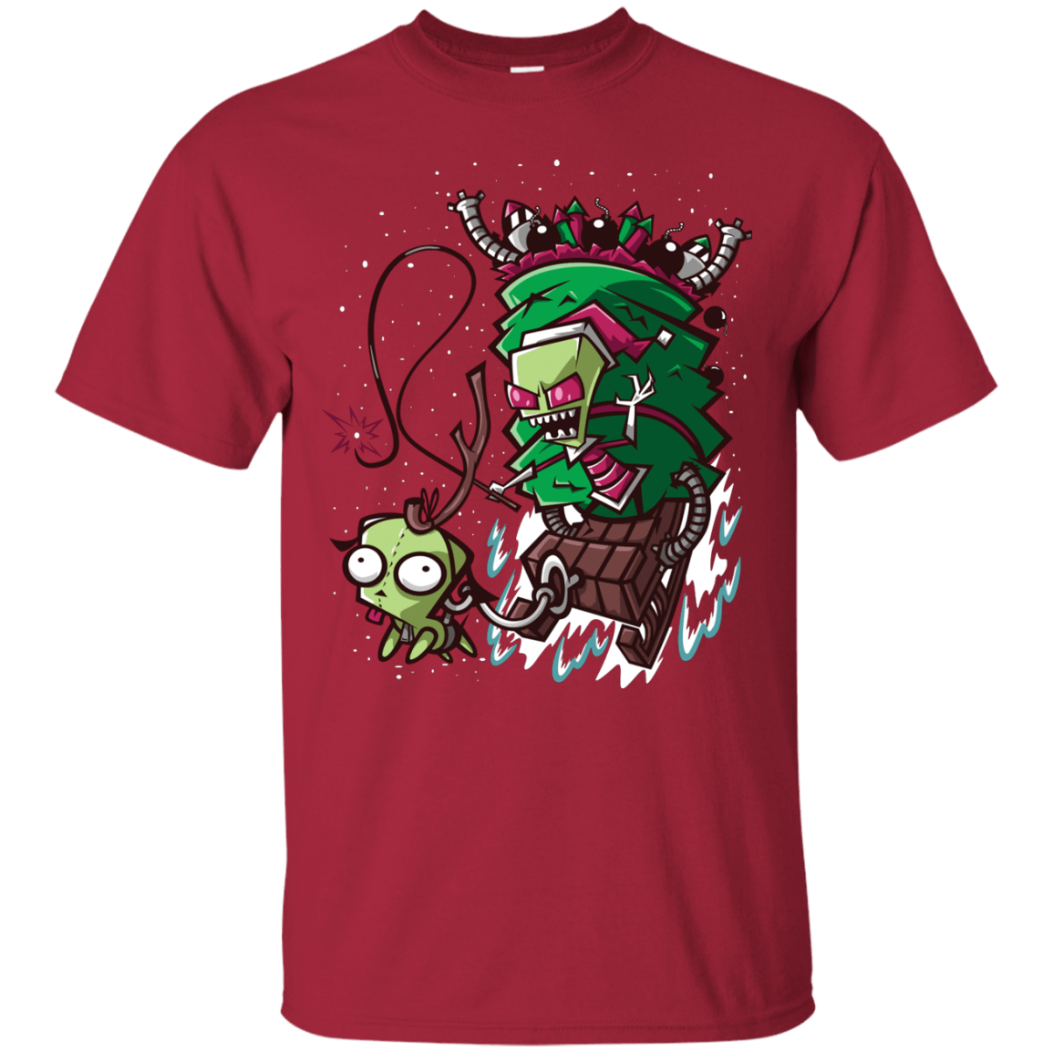 T-Shirts Cardinal / Small Zim Stole Christmas T-Shirt