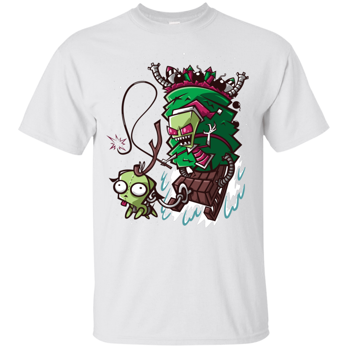 T-Shirts White / Small Zim Stole Christmas T-Shirt