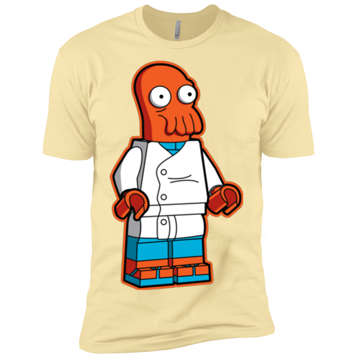 T-Shirts Banana Cream / X-Small Zoidbrick Men's Premium T-Shirt