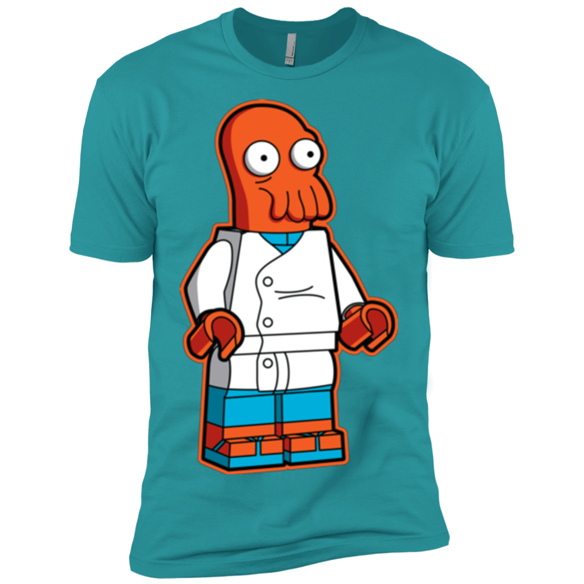 T-Shirts Tahiti Blue / X-Small Zoidbrick Men's Premium T-Shirt