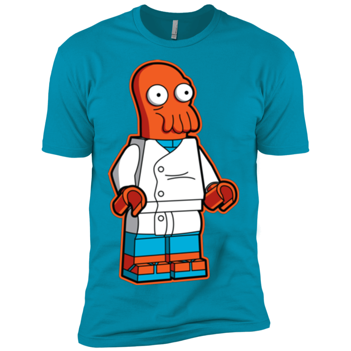 T-Shirts Turquoise / X-Small Zoidbrick Men's Premium T-Shirt