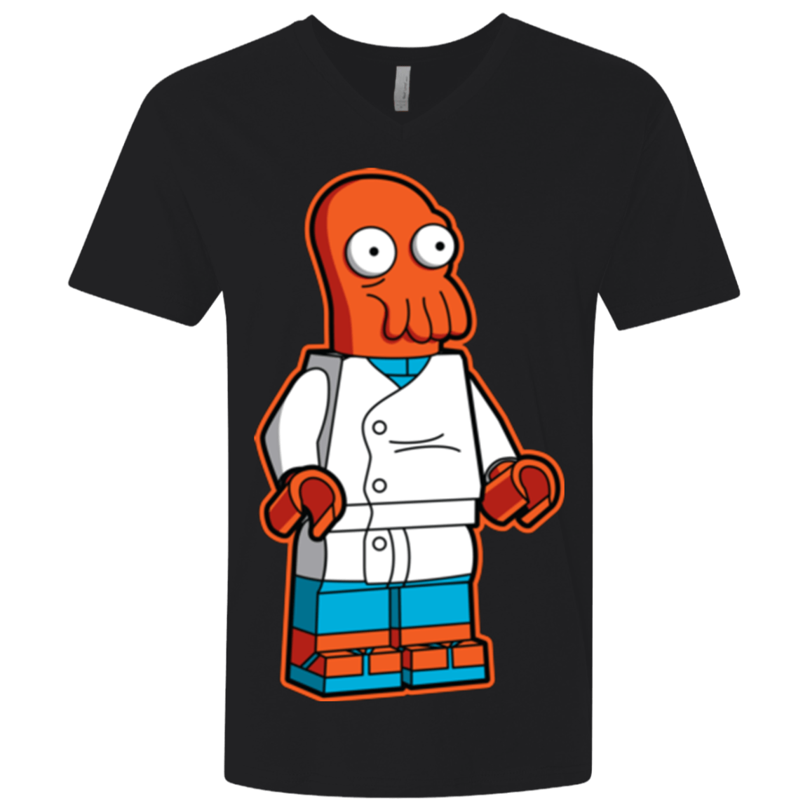 T-Shirts Black / X-Small Zoidbrick Men's Premium V-Neck