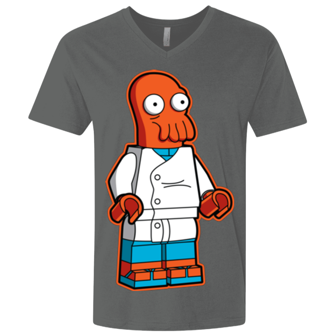 T-Shirts Heavy Metal / X-Small Zoidbrick Men's Premium V-Neck