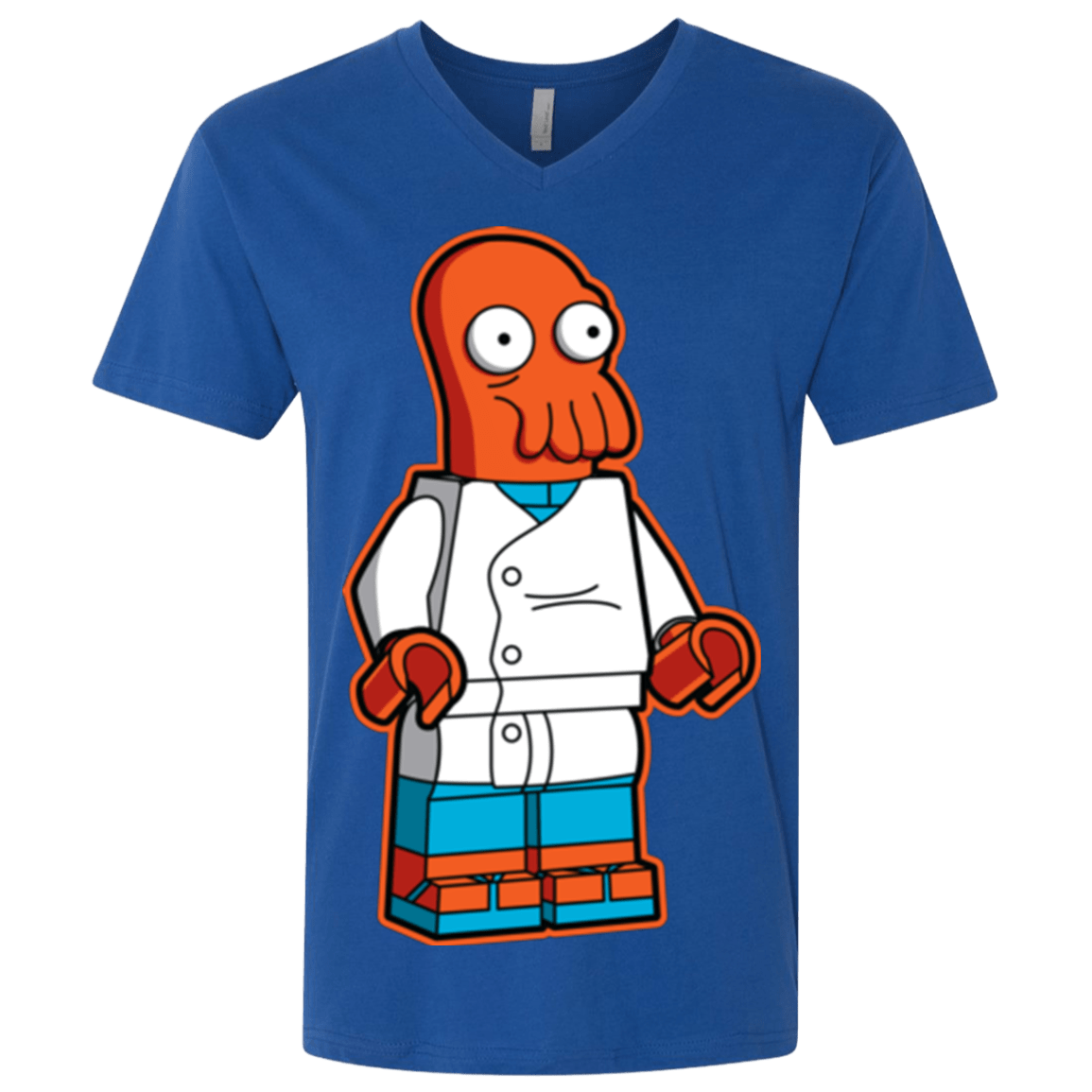 T-Shirts Royal / X-Small Zoidbrick Men's Premium V-Neck