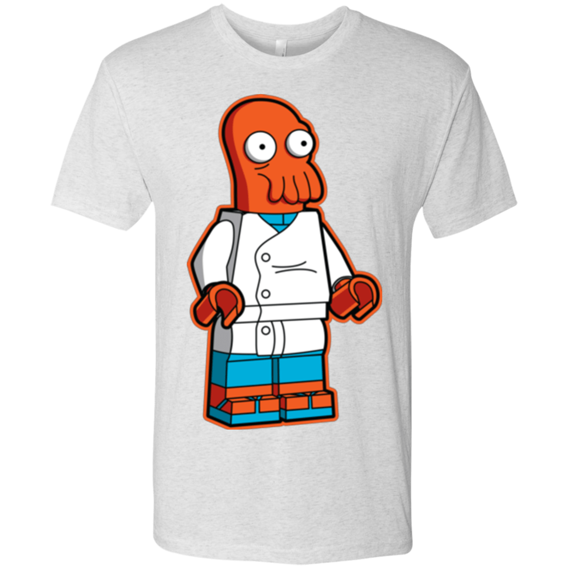 T-Shirts Heather White / Small Zoidbrick Men's Triblend T-Shirt