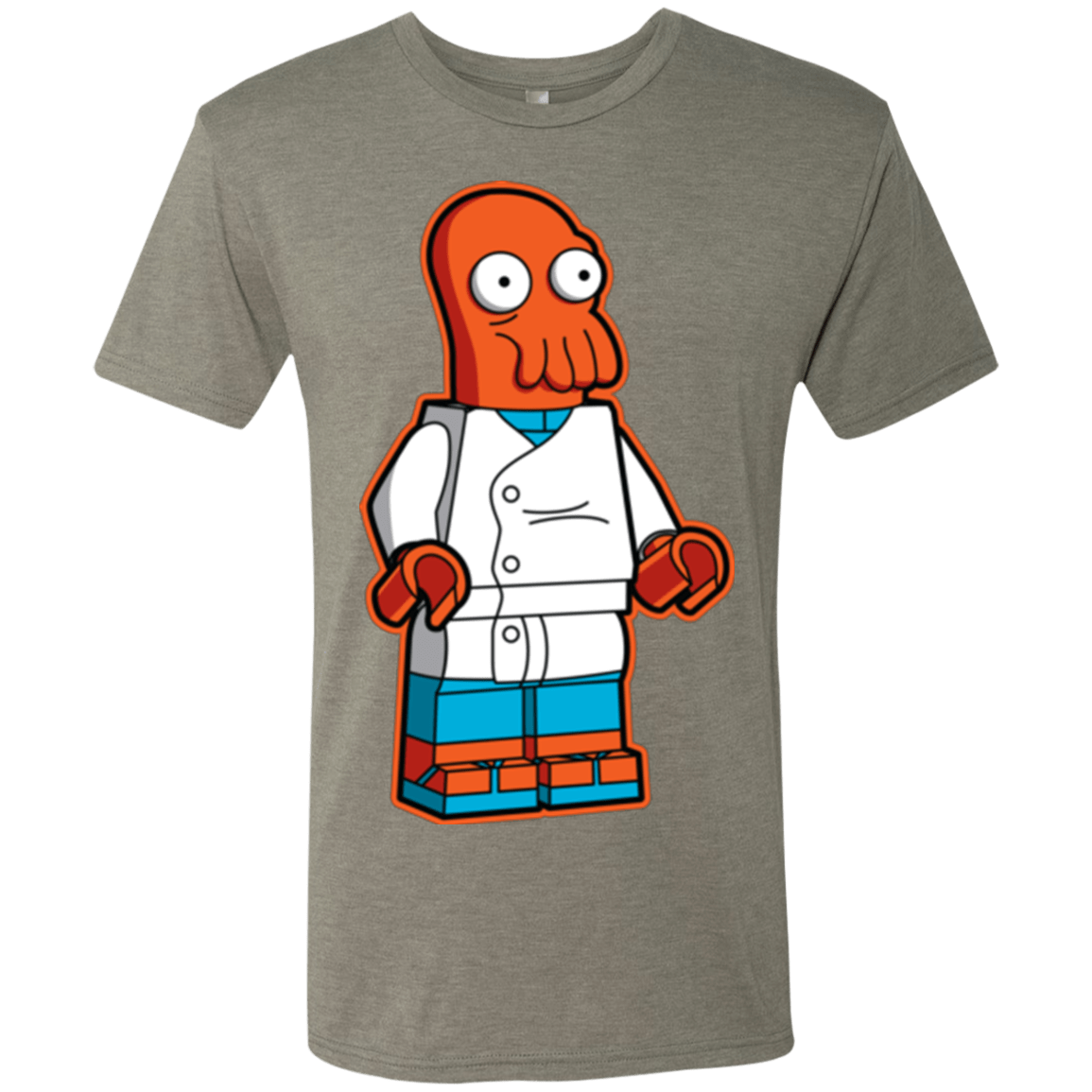 T-Shirts Venetian Grey / Small Zoidbrick Men's Triblend T-Shirt