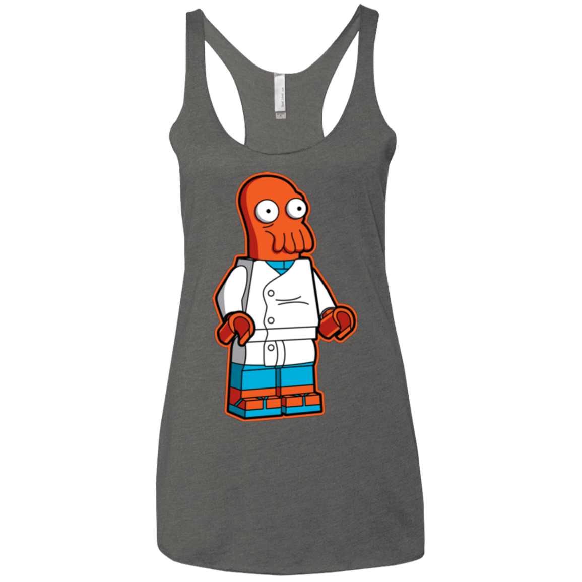 T-Shirts Premium Heather / X-Small Zoidbrick Women's Triblend Racerback Tank