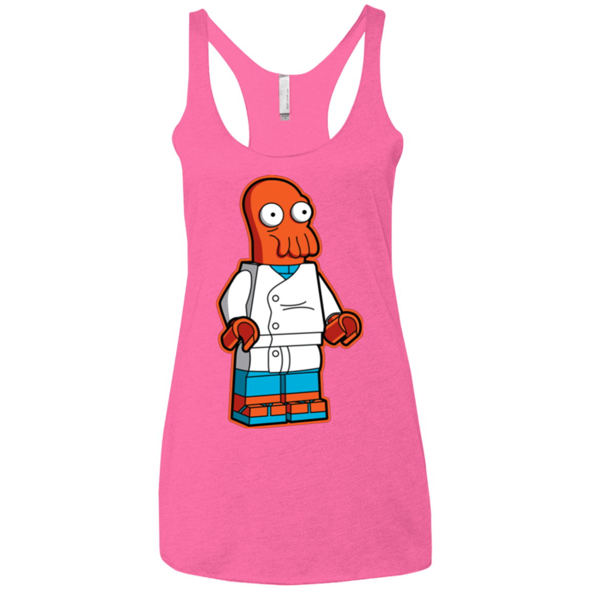 T-Shirts Vintage Pink / X-Small Zoidbrick Women's Triblend Racerback Tank