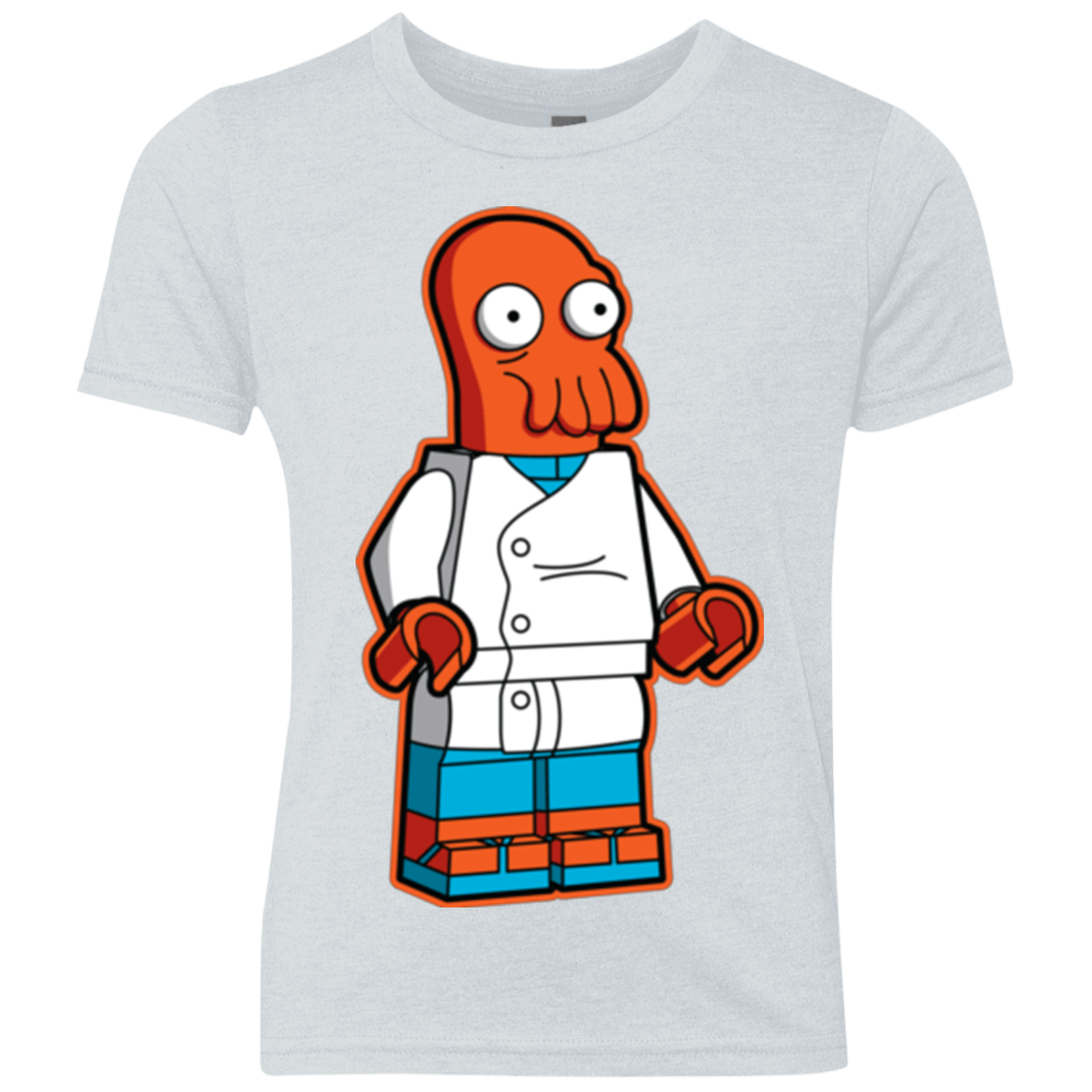 T-Shirts Heather White / YXS Zoidbrick Youth Triblend T-Shirt