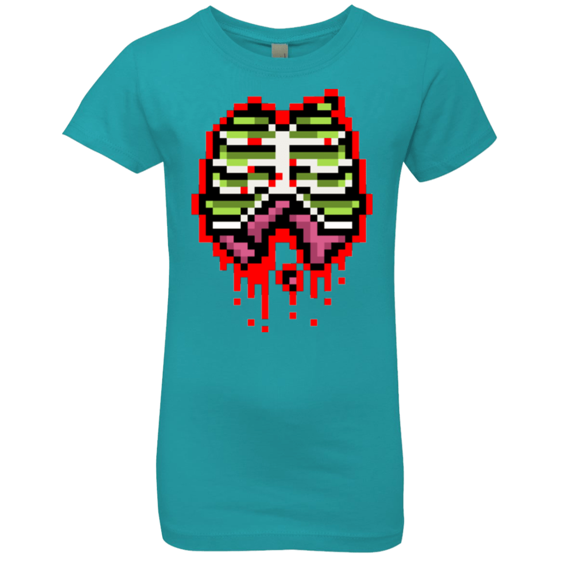 T-Shirts Tahiti Blue / YXS Zombie Guts Girls Premium T-Shirt