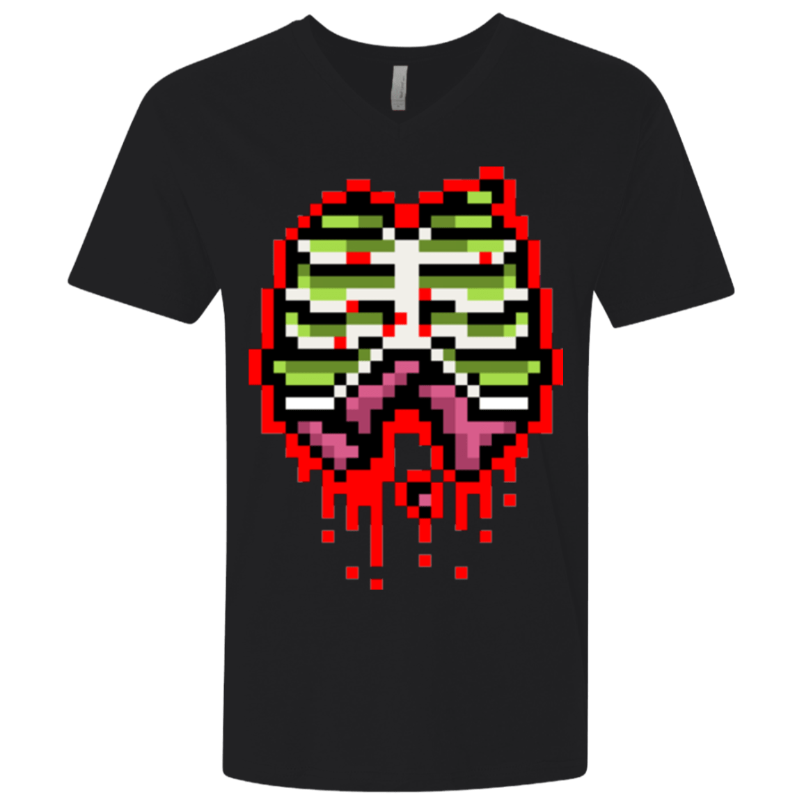 T-Shirts Black / X-Small Zombie Guts Men's Premium V-Neck