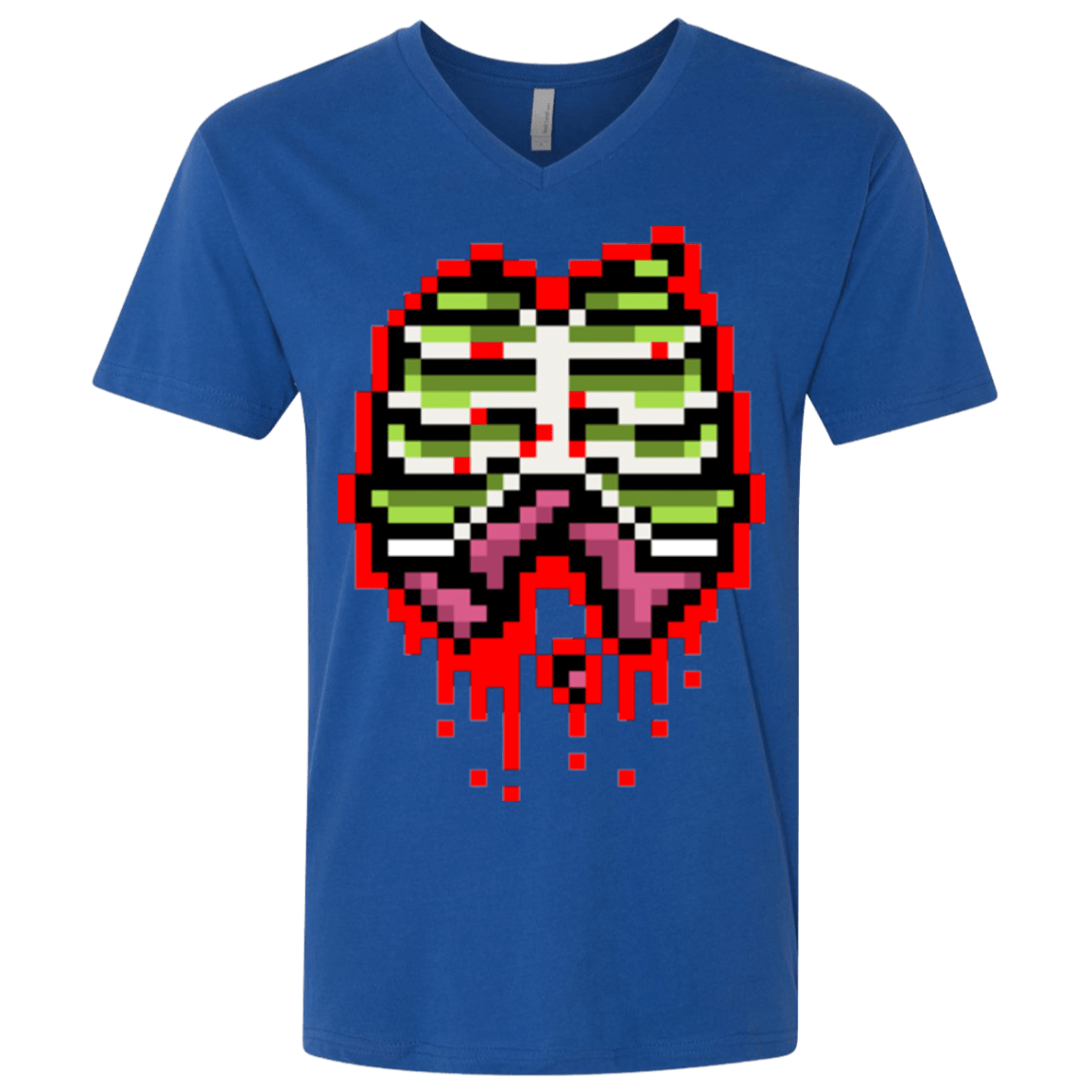 T-Shirts Royal / X-Small Zombie Guts Men's Premium V-Neck