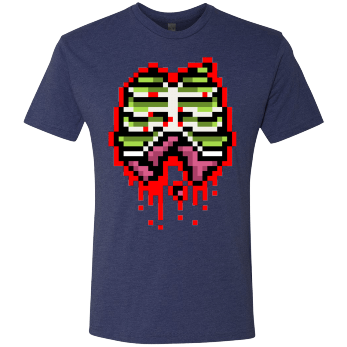 T-Shirts Vintage Navy / Small Zombie Guts Men's Triblend T-Shirt
