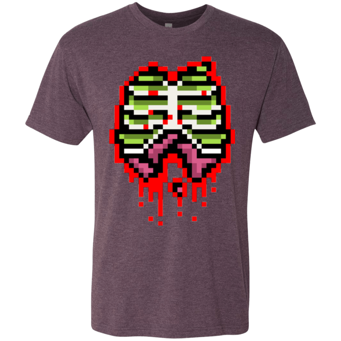 T-Shirts Vintage Purple / Small Zombie Guts Men's Triblend T-Shirt