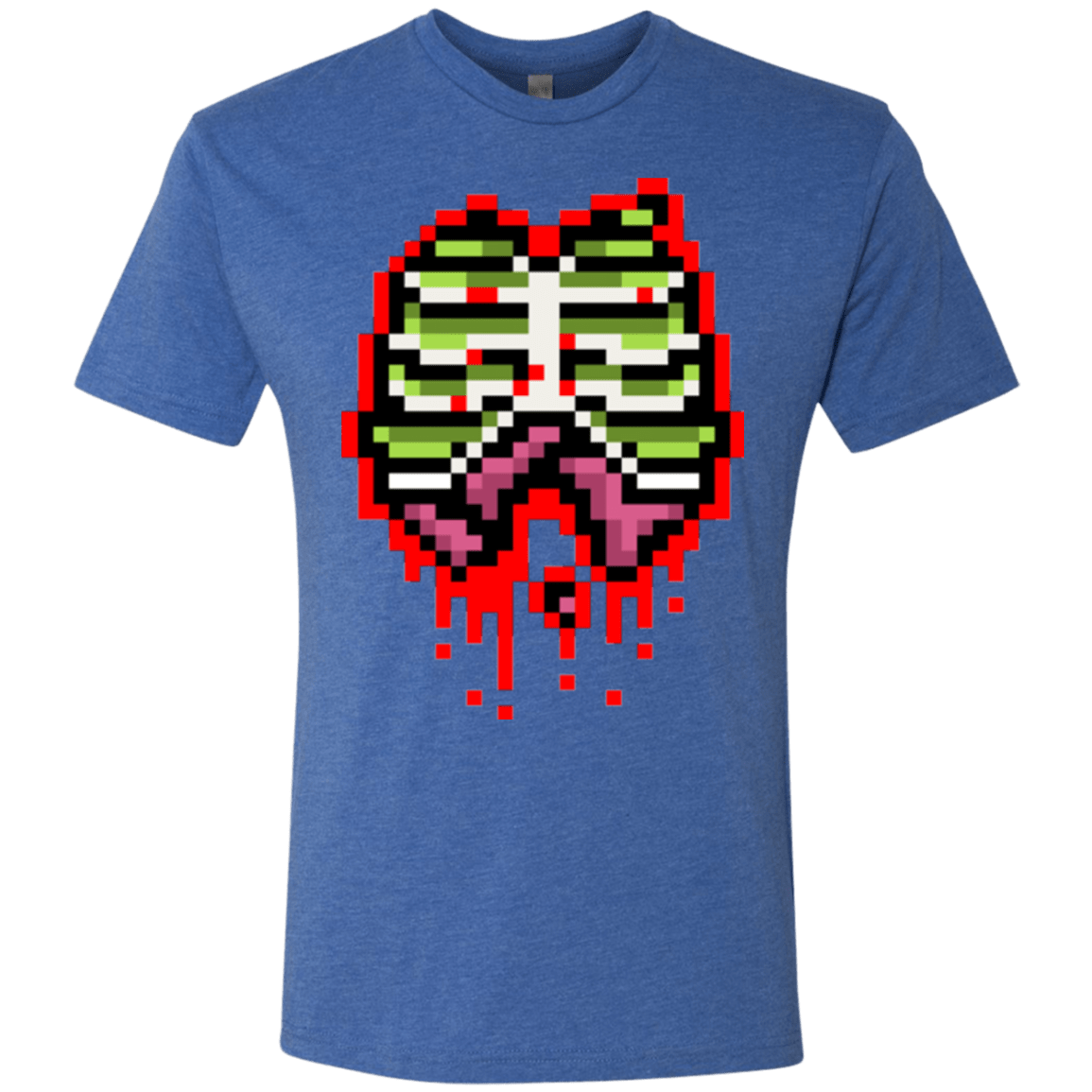 T-Shirts Vintage Royal / Small Zombie Guts Men's Triblend T-Shirt