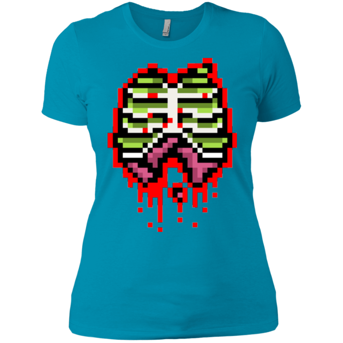 T-Shirts Turquoise / X-Small Zombie Guts Women's Premium T-Shirt