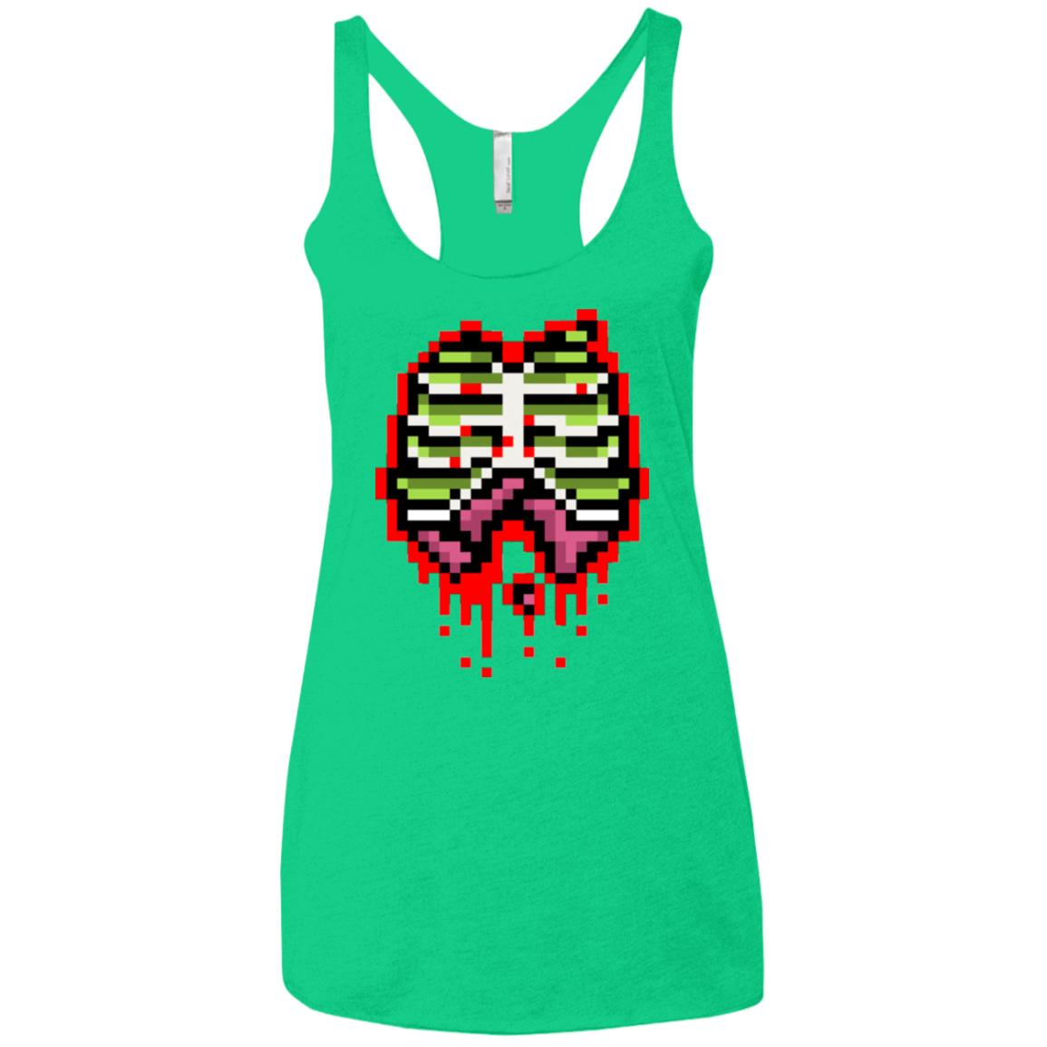 T-Shirts Envy / X-Small Zombie Guts Women's Triblend Racerback Tank