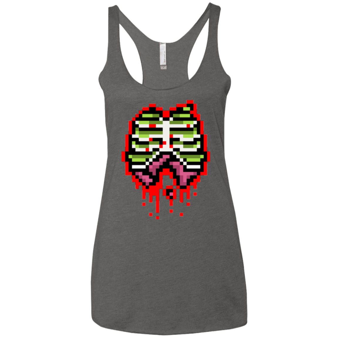 T-Shirts Premium Heather / X-Small Zombie Guts Women's Triblend Racerback Tank
