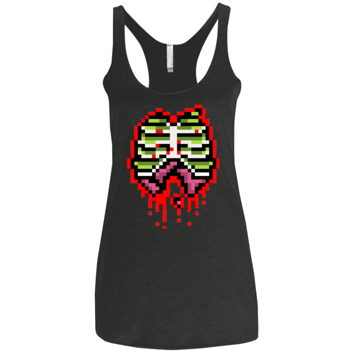 T-Shirts Vintage Black / X-Small Zombie Guts Women's Triblend Racerback Tank