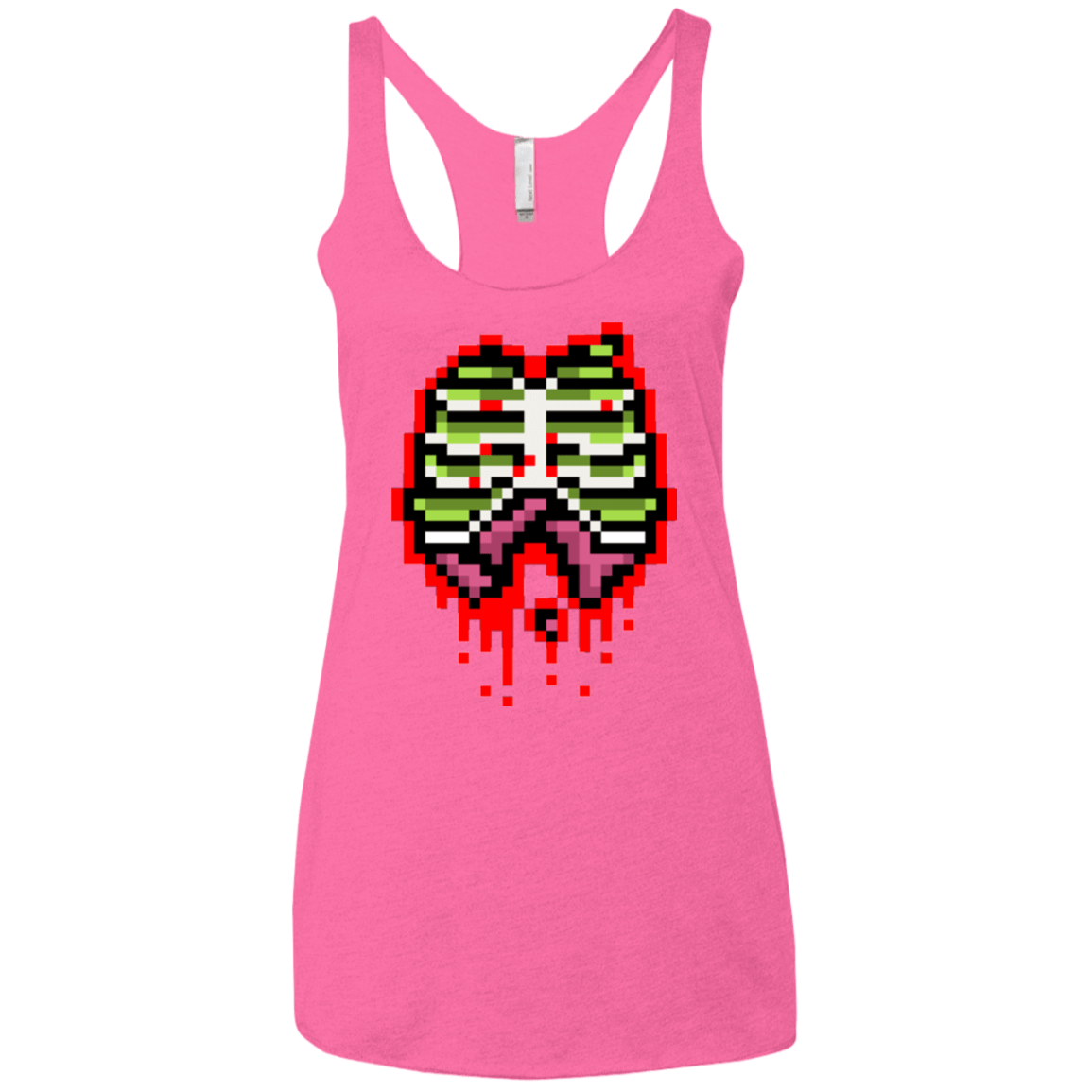 T-Shirts Vintage Pink / X-Small Zombie Guts Women's Triblend Racerback Tank