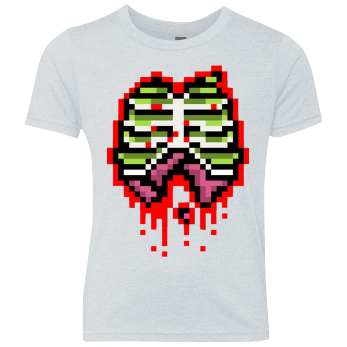 T-Shirts Heather White / YXS Zombie Guts Youth Triblend T-Shirt
