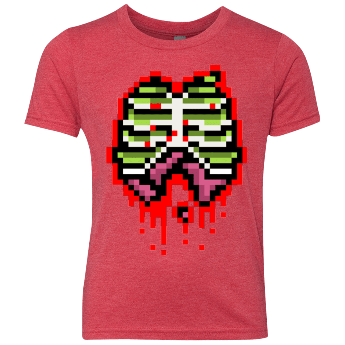 T-Shirts Vintage Red / YXS Zombie Guts Youth Triblend T-Shirt