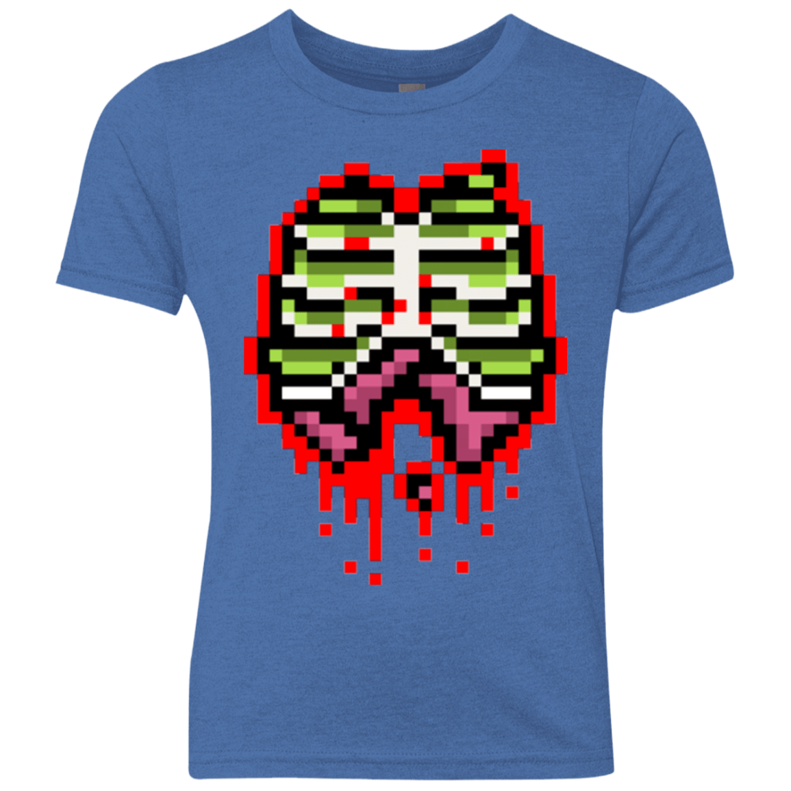 T-Shirts Vintage Royal / YXS Zombie Guts Youth Triblend T-Shirt