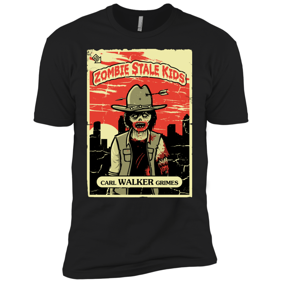 T-Shirts Black / YXS Zombie Stale Kids Boys Premium T-Shirt