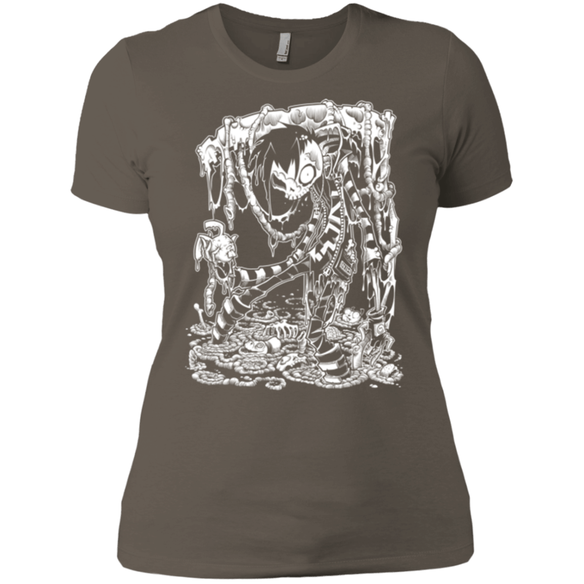 T-Shirts Warm Grey / X-Small Zombnny Women's Premium T-Shirt